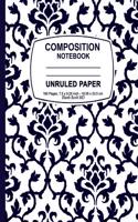 Unruled Composition Notebook