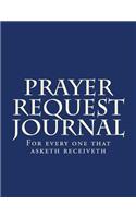 Prayer Request Journal