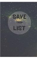 Save Task List: Simple List Notebook, To Do(30 Save)