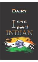 I am a Proud Indian Diary Journal Indian Flag