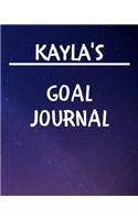 Kayla's Goal Journal: 2020 New Year Planner Goal Journal Gift for Kayla / Notebook / Diary / Unique Greeting Card Alternative