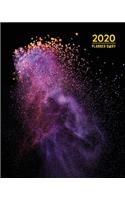 2020 Planner Diary: Purple/Gold/Black Cover, Daily Weekly Monthly Yearly Planner for Men and Women - Great Purple Gold Black Gifts