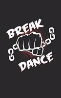 Breakdance: 6x9 Breakdancing - grid - squared paper - notebook - notes