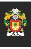 Donis: Donis Coat of Arms and Family Crest Notebook Journal (6 x 9 - 100 pages)