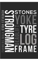 Strongman Weightlifting Training Notebook