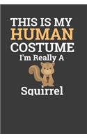 This Is My Human Costume I'M Really A Squirrel