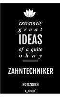 Notizbuch für Zahntechniker: Originelle Geschenk-Idee [120 Seiten kariertes blanko Papier]