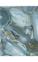 Graph Paper Journal - Beautiful Agate: (3 Graph Paper Journals)