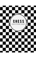 Chess Score Sheet: Chess Game Record Keeper Book, Chess Scoresheet, Chess Score Card, Chess Writing Note, Informal or Tournament play, Tracks one game with as many as 