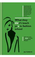 What They Didn't Teach You in Fashion School: (What They Didn't Teach You In School)