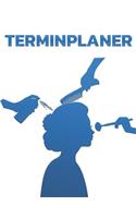 Terminplaner: Termintagebuch - Terminplan - Terminplaner-Buch - Tägliche Termine Für Ein Jahr