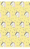 Journal Notebook Sketchy Unicorns Pattern 8