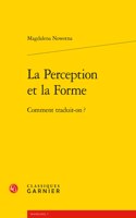 La Perception Et La Forme