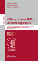 Hci International 2023 - Late Breaking Papers