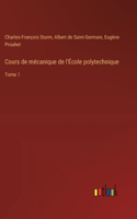 Cours de mécanique de l'École polytechnique