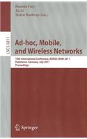 Ad-Hoc, Mobile, and Wireless Networks