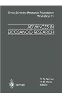 Advances in Eicosanoid Research