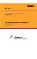 Eine Analyse der ökonomischen Effekte politischer Einflussnahme