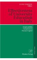 Effectiveness of University Education in Italy
