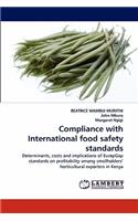 Compliance with International food safety standards