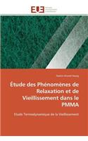 Étude Des Phénomènes de Relaxation Et de Vieillissement Dans Le Pmma