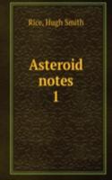 Asteroid notes
