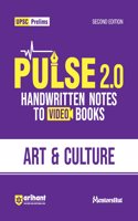 Arihant UPSC Prelims Pulse 2.0 Handwritten Notes to Video Books Arts & Culture | Second Edition