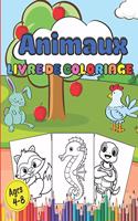 Livre de Coloriage Animaux Ages 4-8