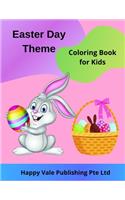 Easter Day Theme Coloring Book for Kids