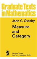 Measure and Category: A Survey of the Analogies Between Topological and Measure Spaces