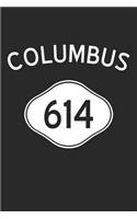 Columbus Notebook - Ohio Gift - Area Code Columbus Journey Diary - Ohio Travel Journal