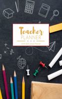 Teacher Planner 2019-2020: Calendar Schedule + Organizer, Lesson Planner Books for Teachers July 2019 through June 2020