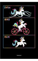 Swim Bike Run Notebook