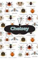 Chelsey: Bug Insect Journal Notebook 120 Pages 6x9