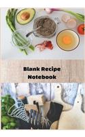 Blank Recipe Notebook: to Write in, make your custom Cookbook, fill all Your Special Recipes and Notes for different occasions. for Women, Wife, Mom, grandma...