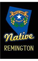 Nevada Native Remington: College Ruled Composition Book
