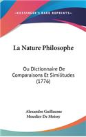 La Nature Philosophe