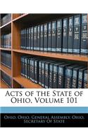 Acts of the State of Ohio, Volume 101