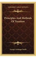 Principles and Methods of Taxation
