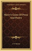 Merry's Gems Of Prose And Poetry