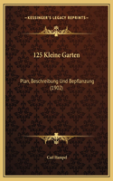 125 Kleine Garten