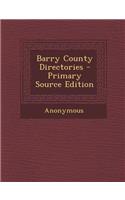 Barry County Directories - Primary Source Edition