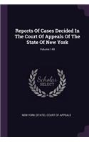 Reports Of Cases Decided In The Court Of Appeals Of The State Of New York; Volume 149