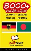 8000+ German - Bengali Bengali - German Vocabulary