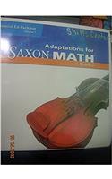 Saxon Math Course 3: Special Ed Binder Adaptation
