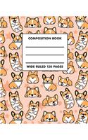 Wide Ruled Composition Book