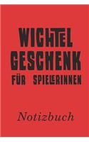 Wichtelgeschenk für Spielerinnen Notizbuch