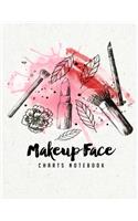Makeup Face Charts Notebook