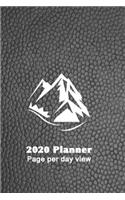 2020 planner page per day view