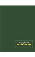 AmyTmy Notebook - Sketchbook - 140 pages - 7.44 x 9.69 inch - Matte Cover